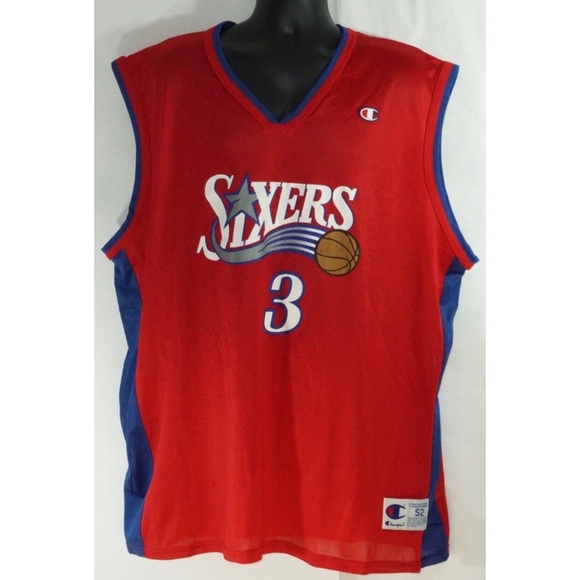 Philadelphia 76ers Allen Iverson Vintage Jersey XX - Picture 1 of 9